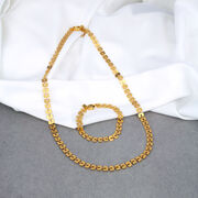 Gold link bracelet